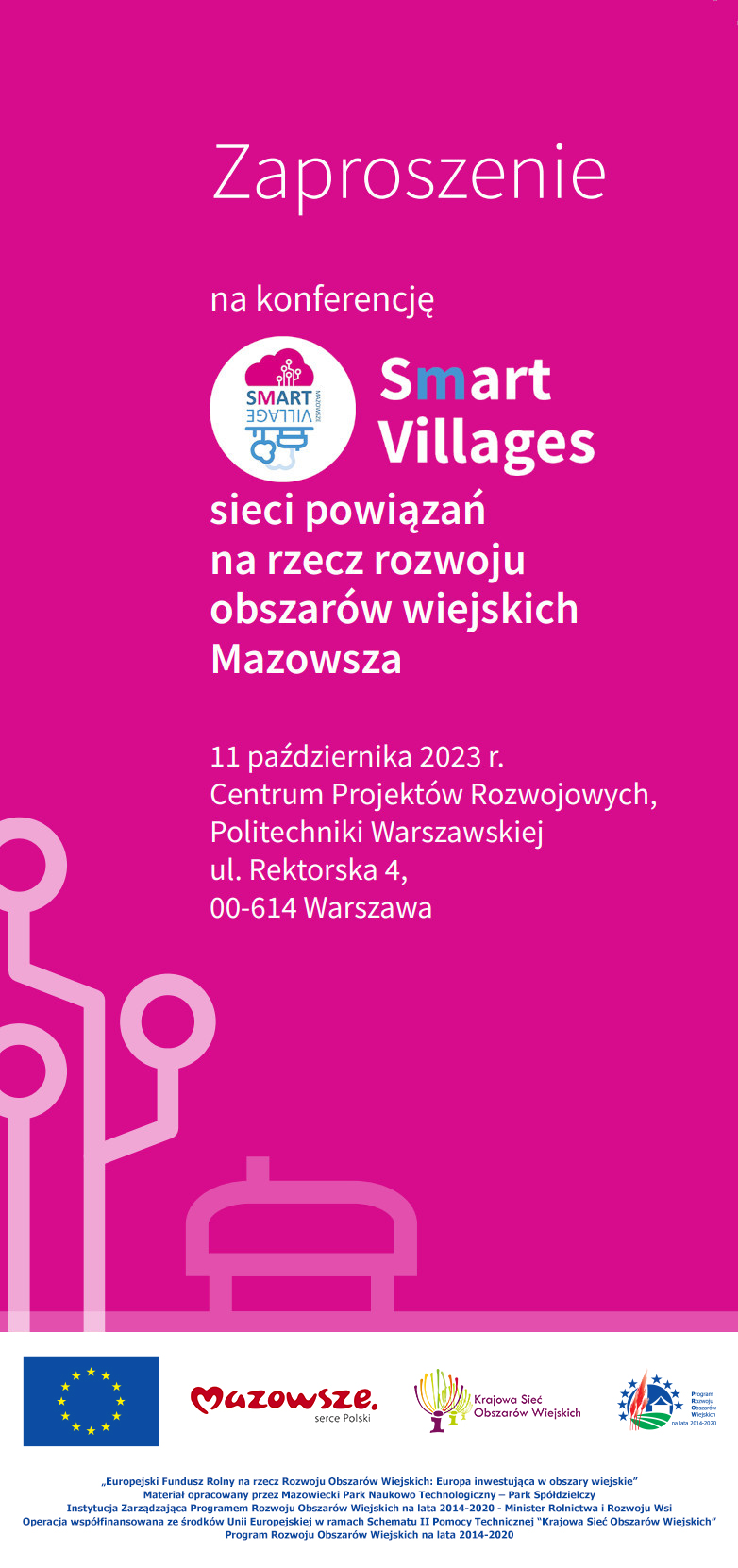 Konferencja Smart Villages – sieci powiązań na rzecz rozwoju obszarów wiejskich Mazowsza